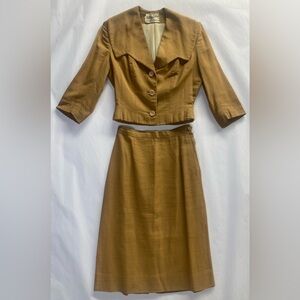Vintage Grioni New York Women’s Tan Suit